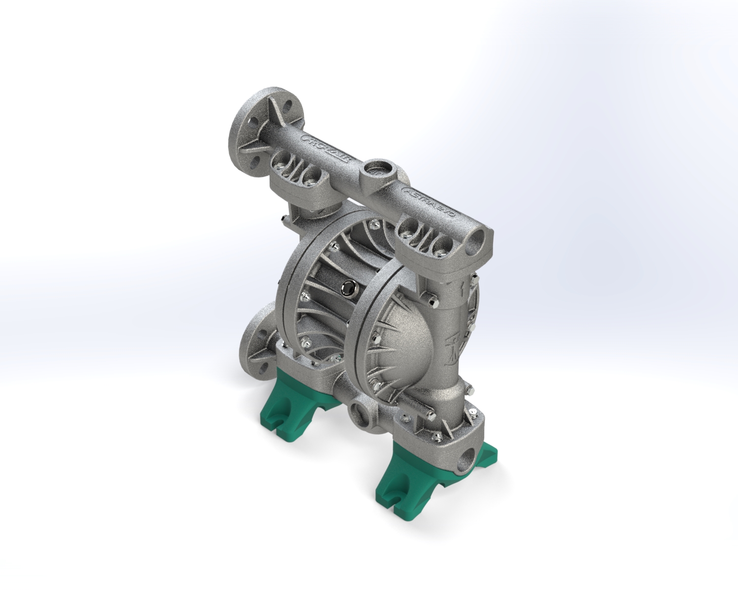 POMPA PNEUMATICA ASTRA EVO PP DDE400 AL N M D Z D I L L  Flange ISO PN10